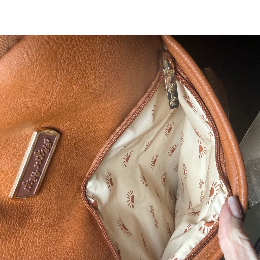 Itzy Ritzy Tan Convertible Diaper Backpack - Picture 11 of 16